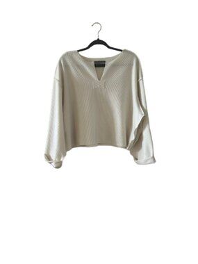 Urban Outfitters Cream V-Neck Sweater